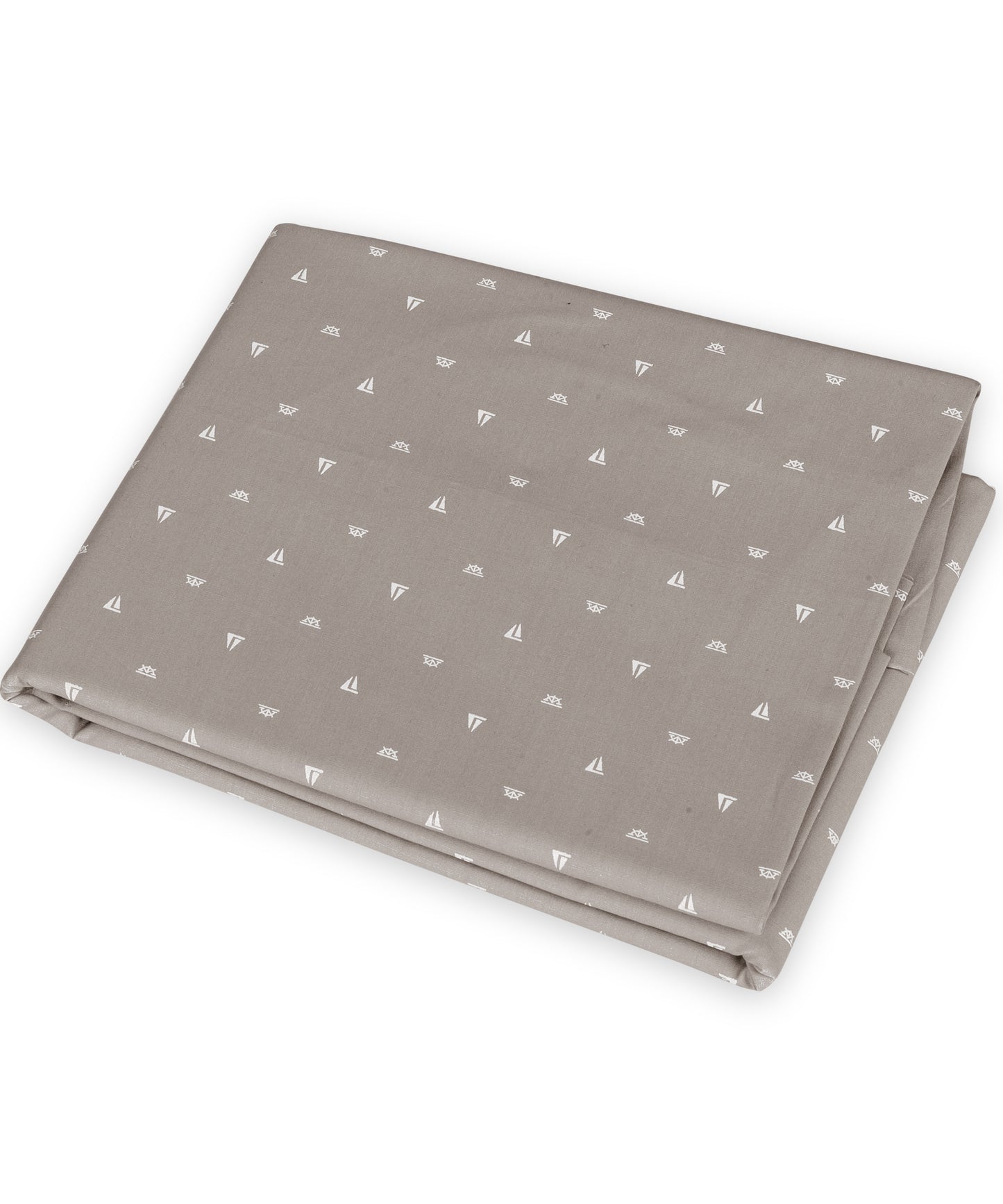 Pure Cotton Grey Graphical Printed Poplin Shirting Fabric