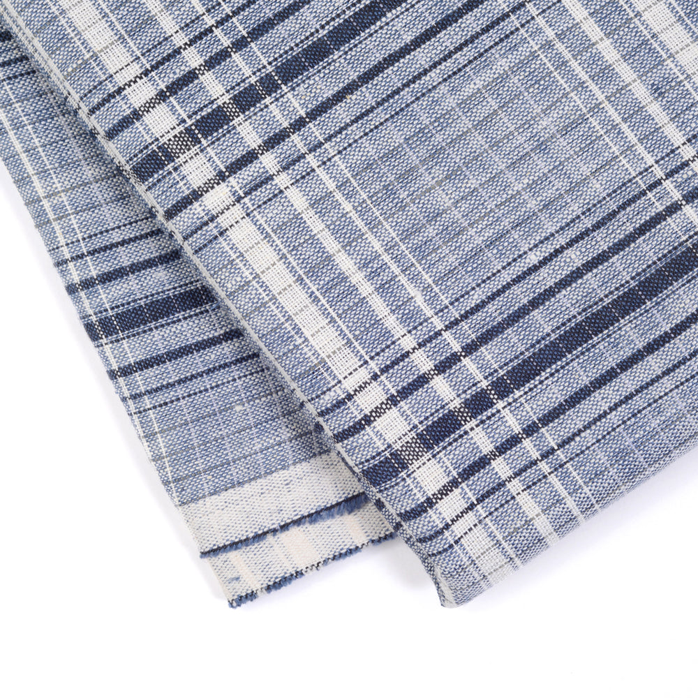 5thAnfold Pure Cotton Checkred Shirting Fabric (For 1 Shirt)