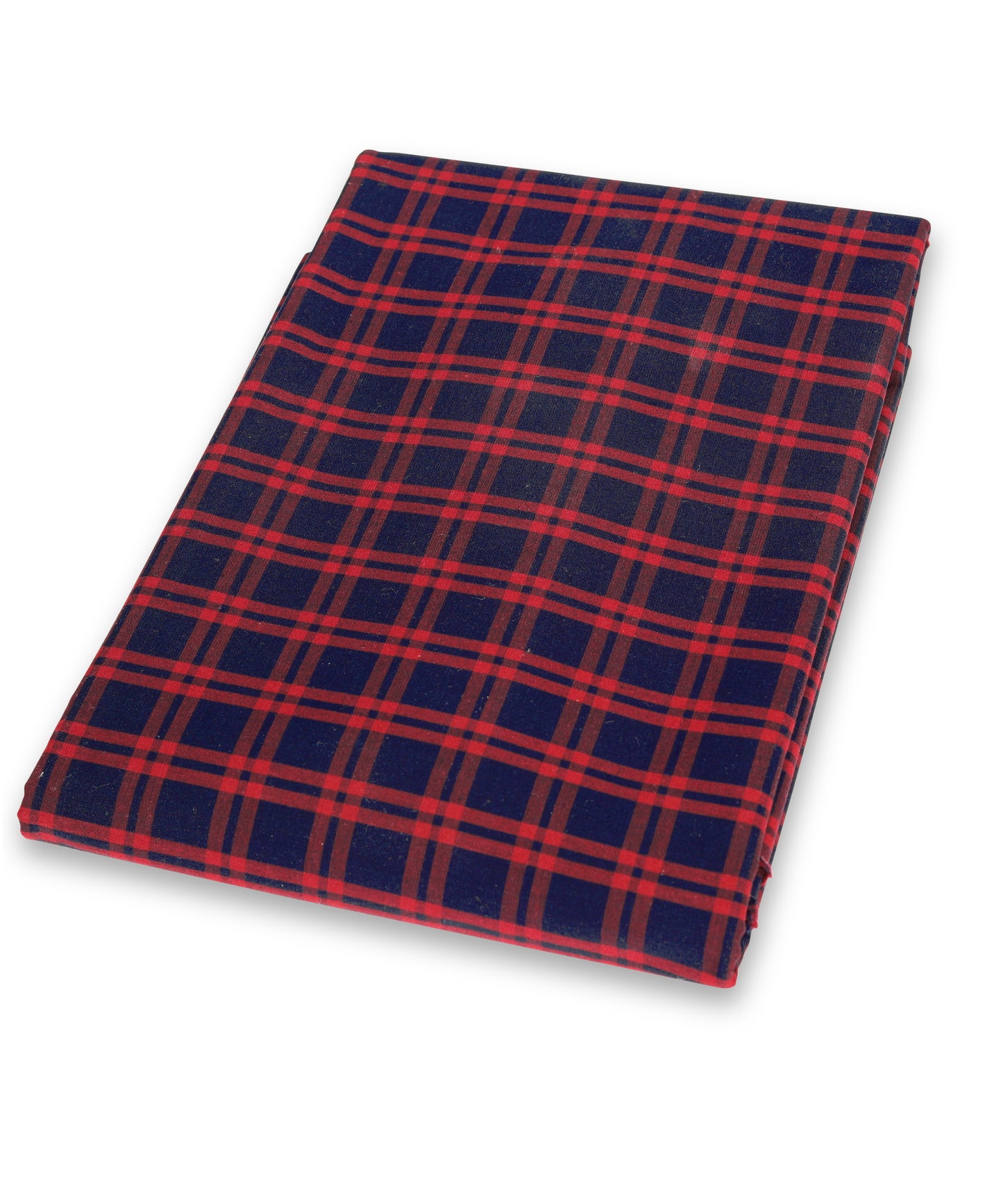 Pure Cotton Yarn Dyed Premium Quality Checkered Lycra Poplin Shirting Fabric