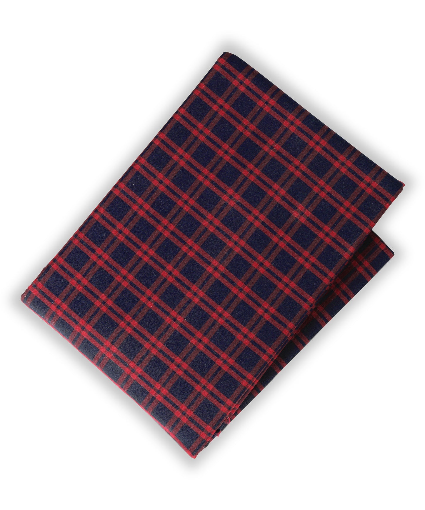 Pure Cotton Yarn Dyed Premium Quality Checkered Lycra Poplin Shirting Fabric