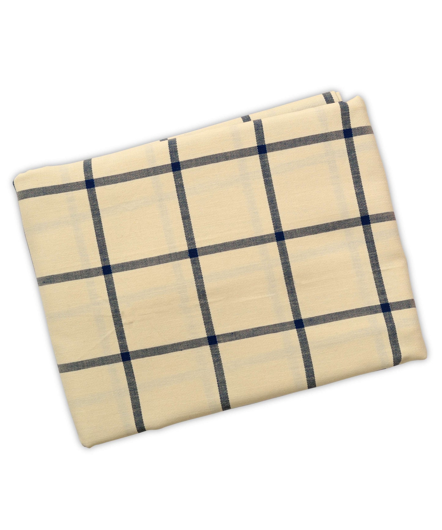 Pure Cotton Yarn Dyed Premium Quality Checkered Poplin Shirting Fabric