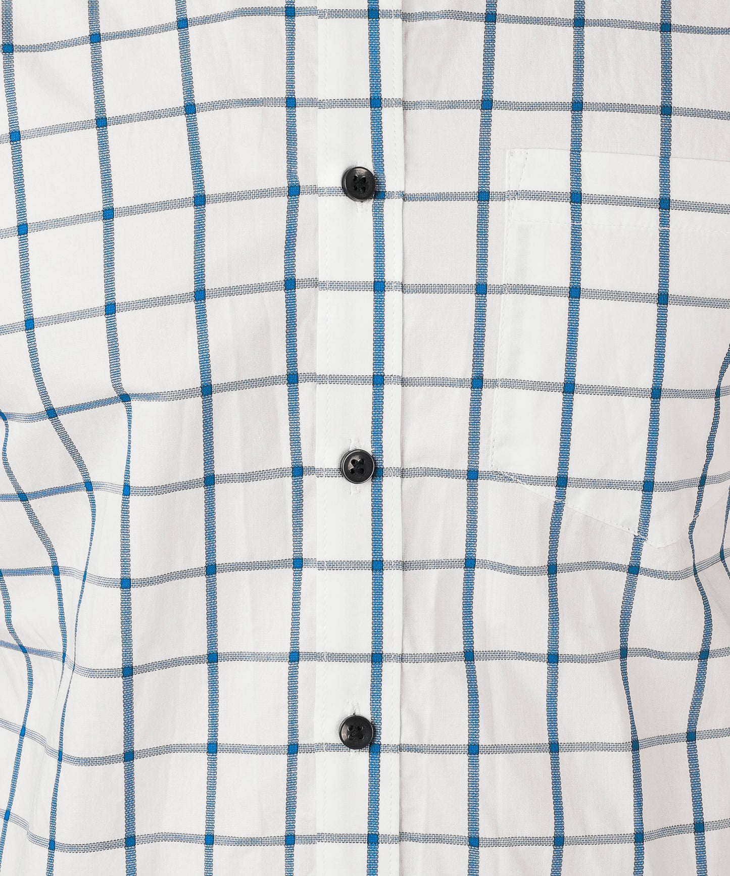 5thanfold Men's Formal Pure Cotton Full Sleeve Checkered White Regular Fit Shirt