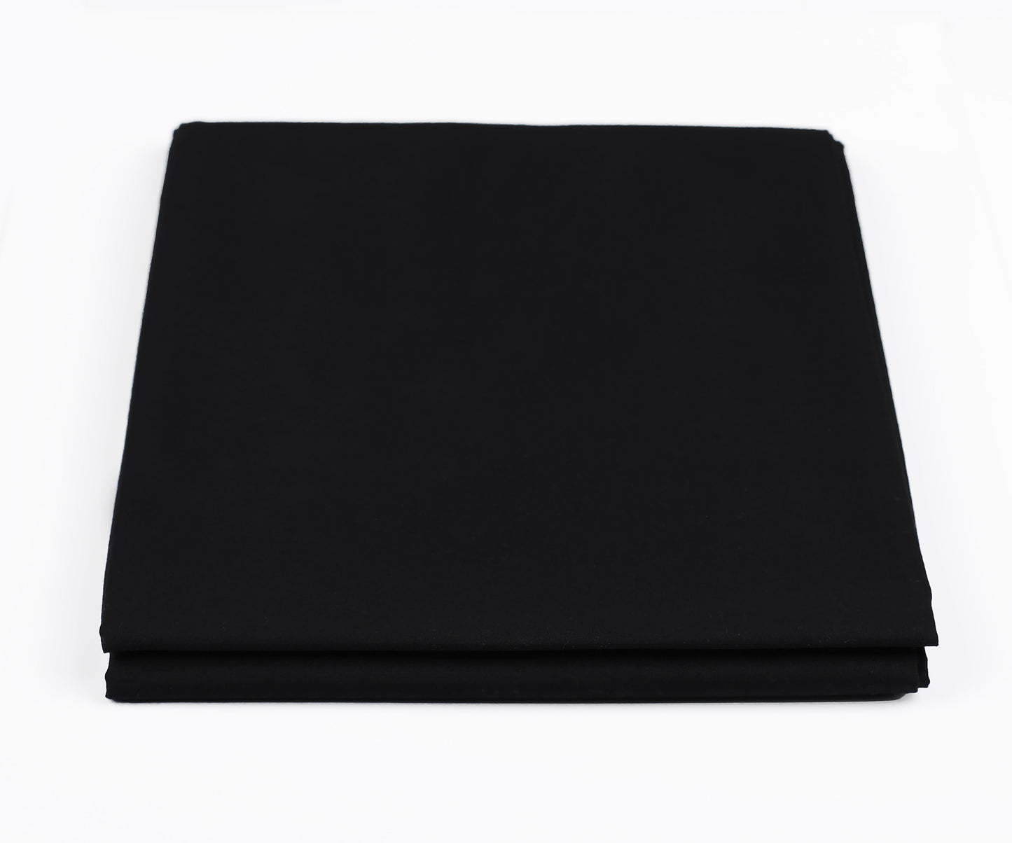 Black unstitched mill made 100% cotton full width shirt piece for one full sleev shirt