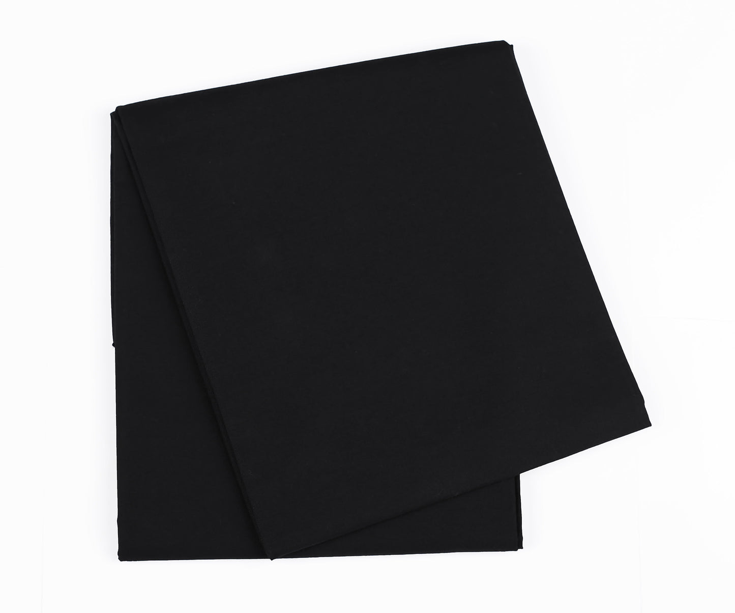 Black unstitched mill made 100% cotton full width shirt piece for one full sleev shirt