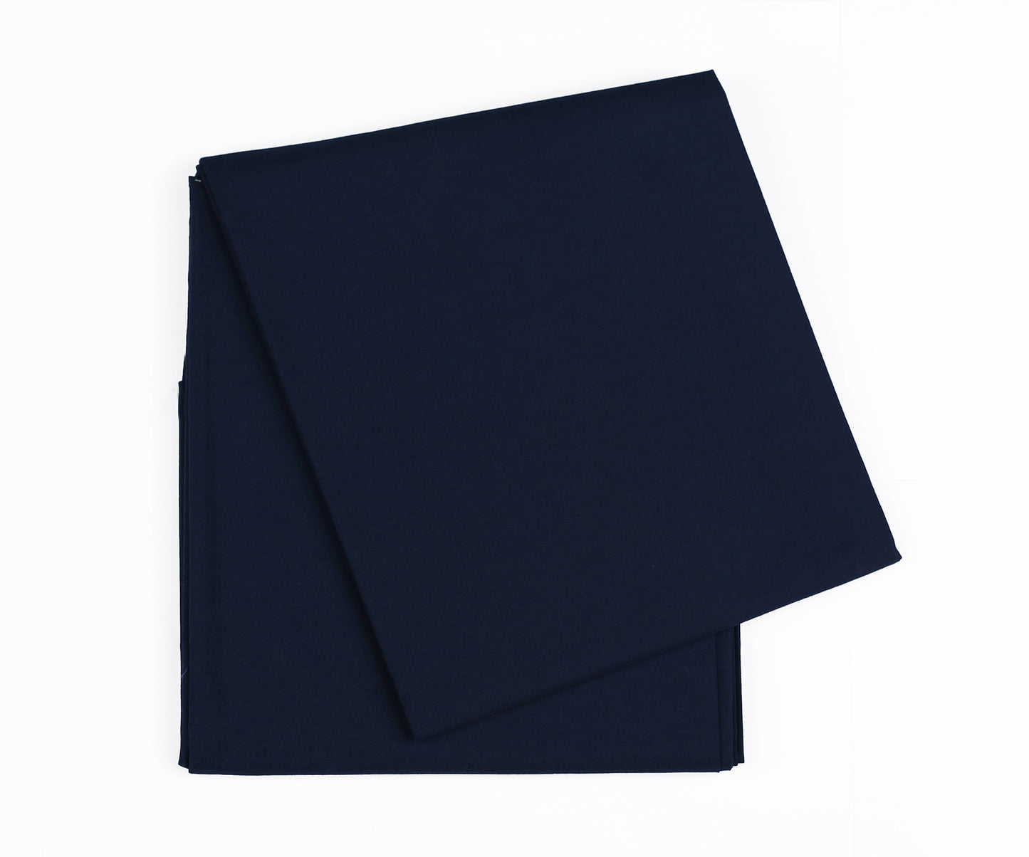 Dark Blue unstitched mill made 100% cotton full width shirt piece for one full sleev shirt