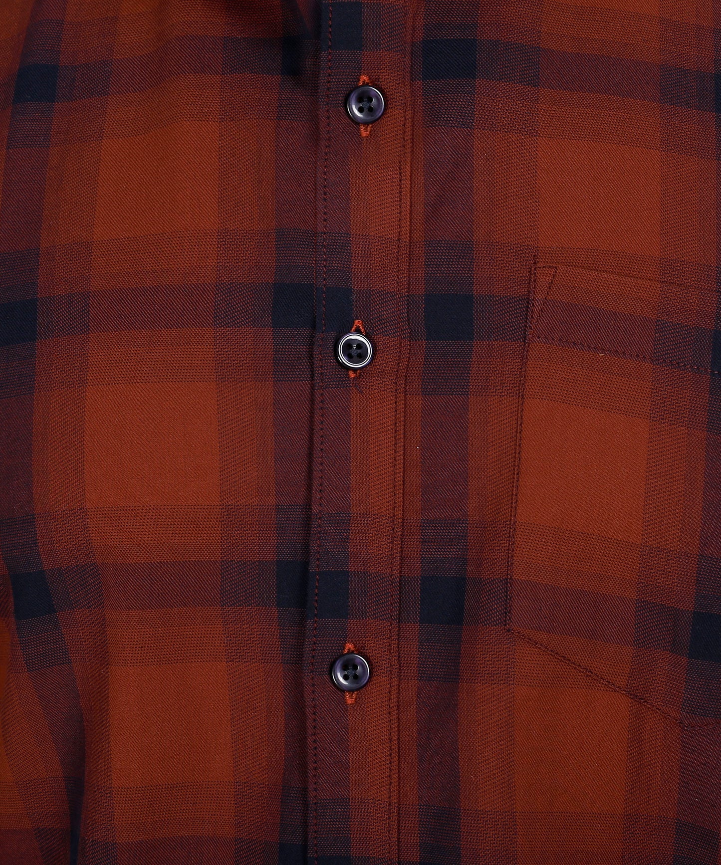 5thanfold Men's Formal Pure Cotton Full Sleeve Checkered Red Regular Fit Shirt