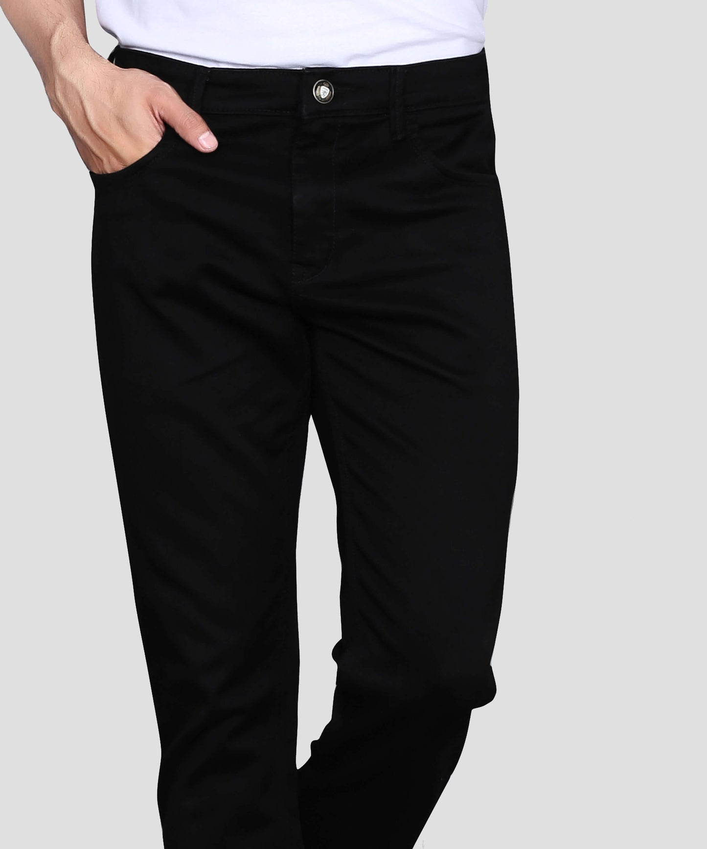 5TH Anfold Mens Black Jeans