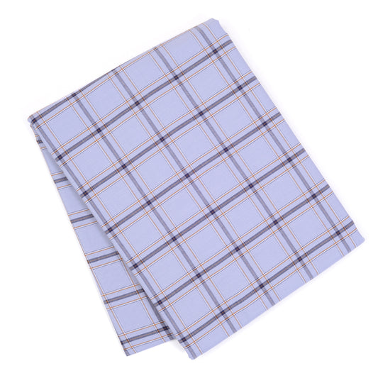 5thAnfold Pure Cotton Checkred Shirting Fabric (For 1 Shirt)