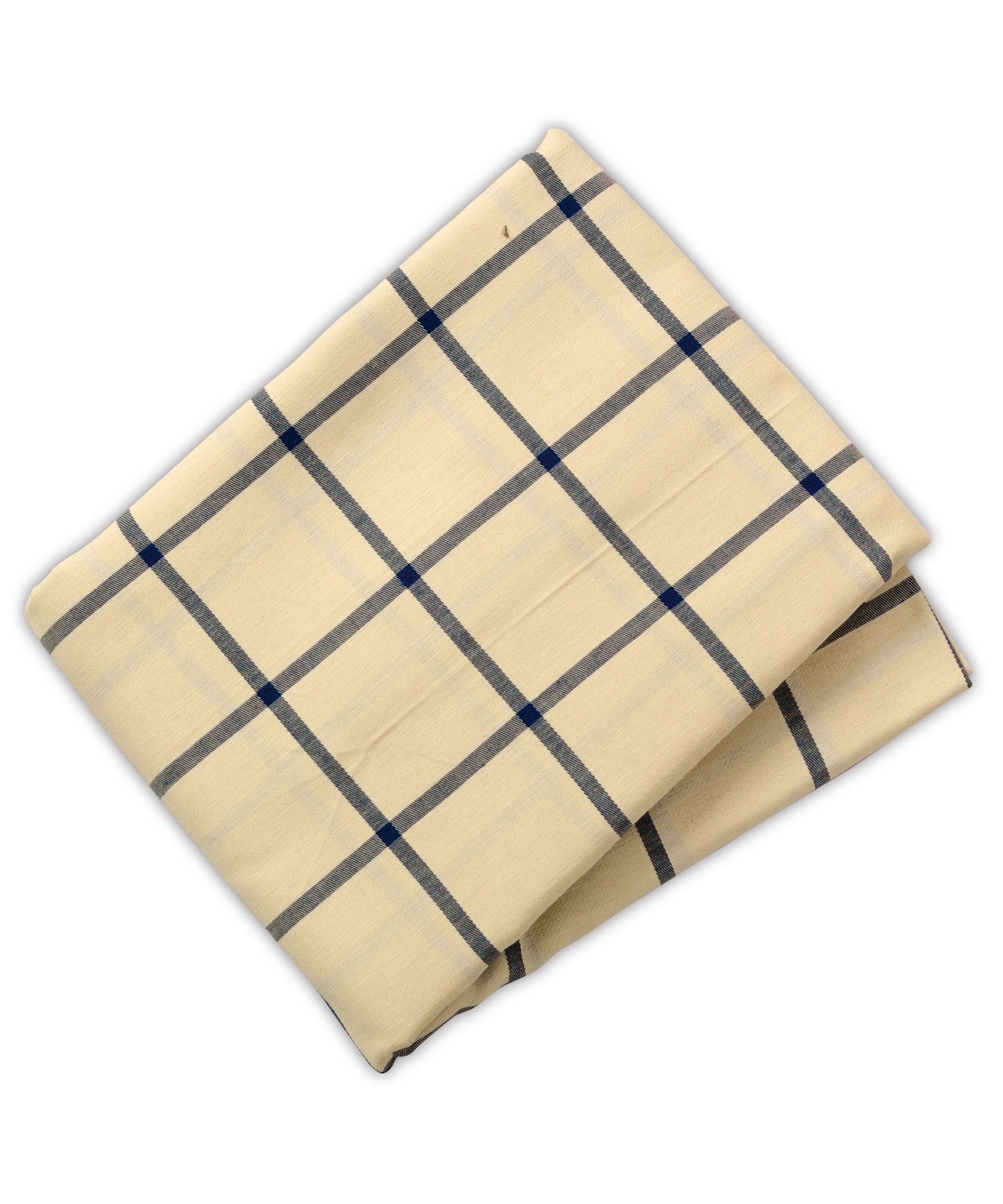 Pure Cotton Yarn Dyed Premium Quality Checkered Poplin Shirting Fabric
