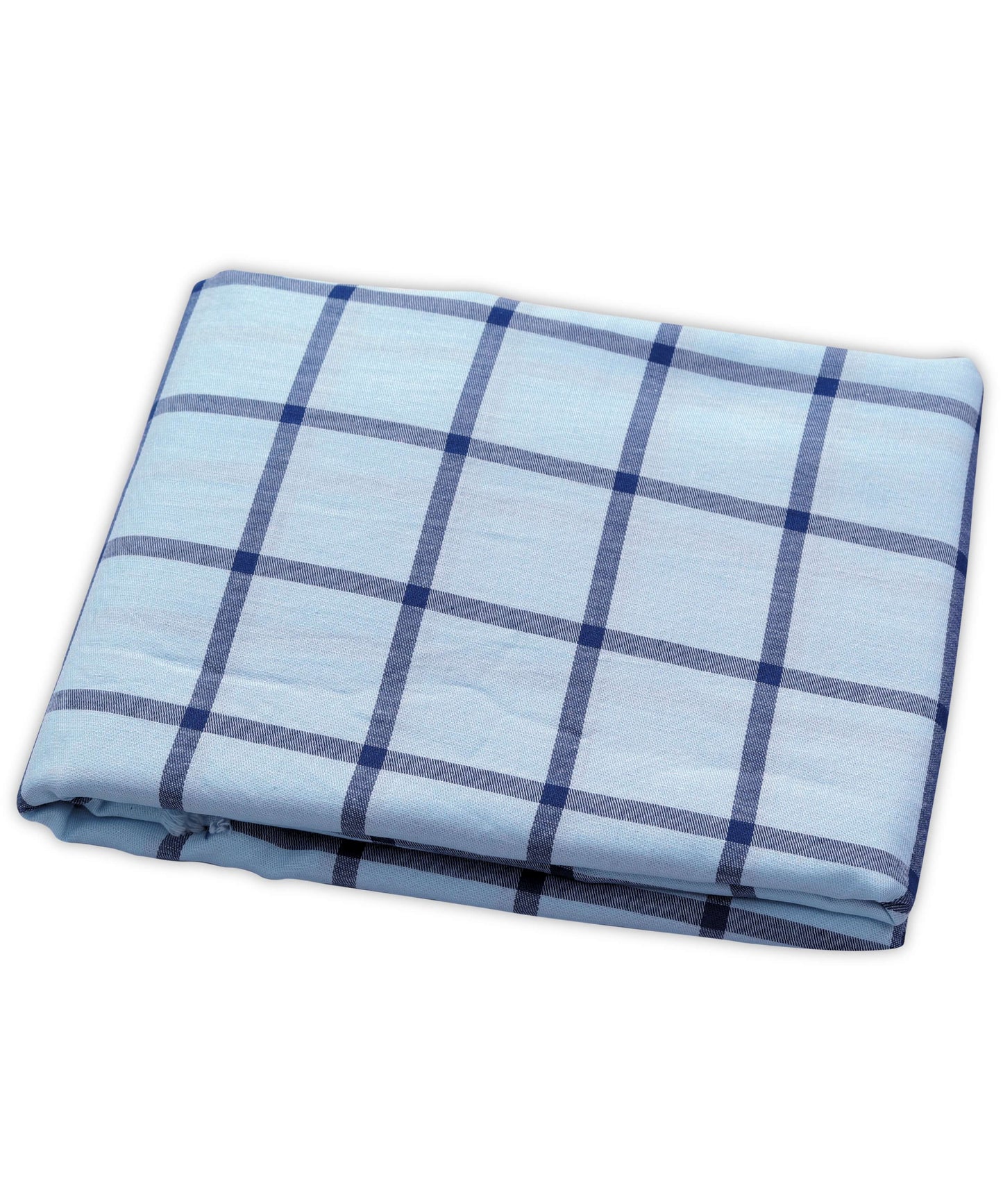 Pure Cotton Yarn Dyed Premium Quality Checkered Poplin Shirting Fabric