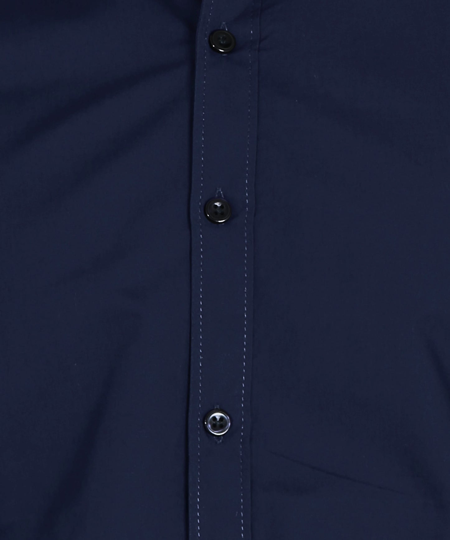 5thanfold Men's Formal Light Blue Full Sleeve Pure Cotton Mandarin Collar Shirt (No Pocket)